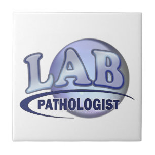 PATHOLOGIST Fun Blue LOGO - KLINISCHES LABOR Fliese