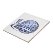 PATHOLOGIST Fun Blue LOGO - KLINISCHES LABOR Fliese (Seite)