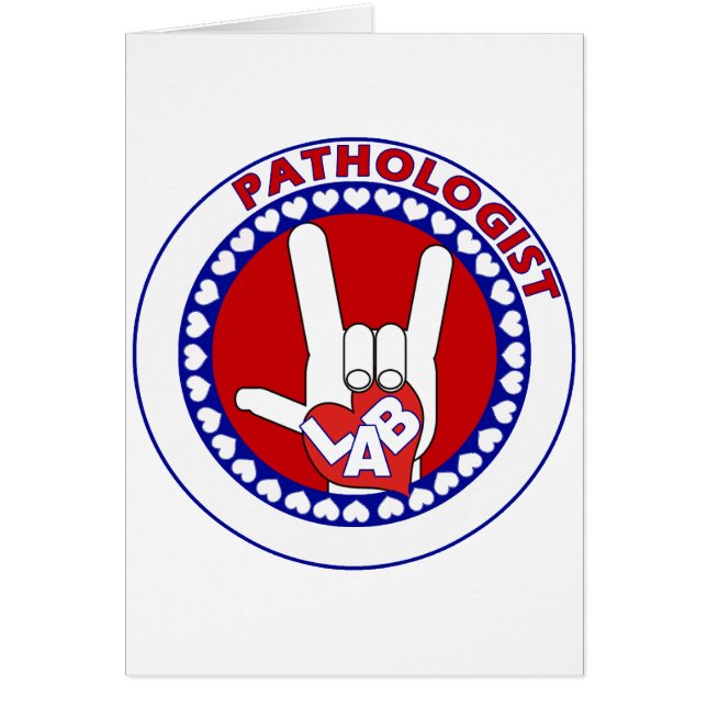 PATHOLOGIST LOGO ROUND ASL I LOVE LAB (Vorne)