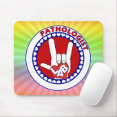 PATHOLOGIST ROUND LOGO ASL MOUSEPAD (Mit Mouse)