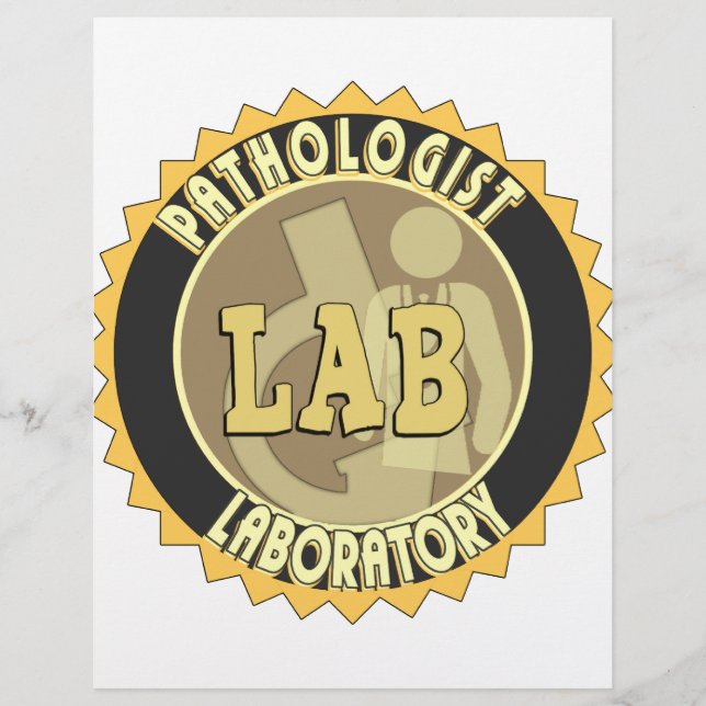 PATHOLOGISTISCHES ABZEICHEN-LOGO MEDIZINISCHES LAB (Vorderseite)