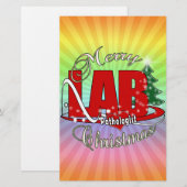 PATHOLOGISTISCHES CHRISTMAS-LABOR BRIEFPAPIER (Vorne/Hinten)