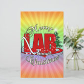 PATHOLOGISTISCHES CHRISTMAS-LABOR BRIEFPAPIER (Stehend Vorderseite)