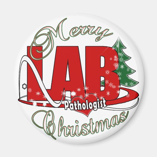 PATHOLOGISTISCHES CHRISTMAS-LABOR MAGNET (Vorne)