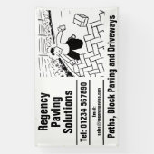 Paths, Block Paving and Driveways Banner (Vertikal)