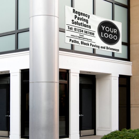 Paths, Block Paving and Driveways with Logo Banner (Äußeres Gebäude)