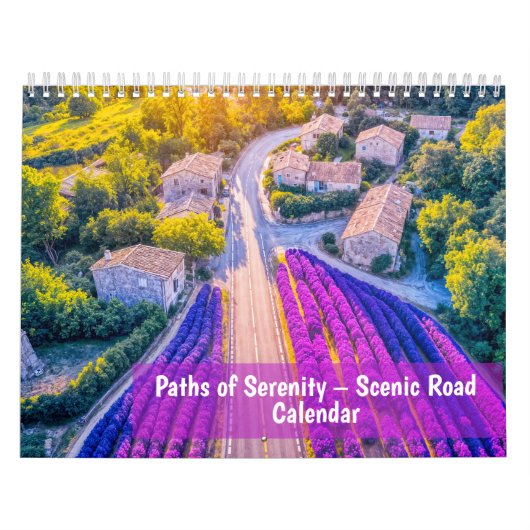Paths of Serenity – 2026 Scenic Road Calendar Kalender (Titelbild)