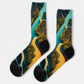 Paths of the Dreamland Socken (Linkes Detail)