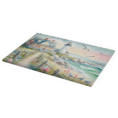 Pathway to the Lighthouse Coastal Cottage Schneidebrett (Ecke)