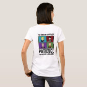 Patience 2021 T - Shirt (umgekehrt) (Schwarz voll)