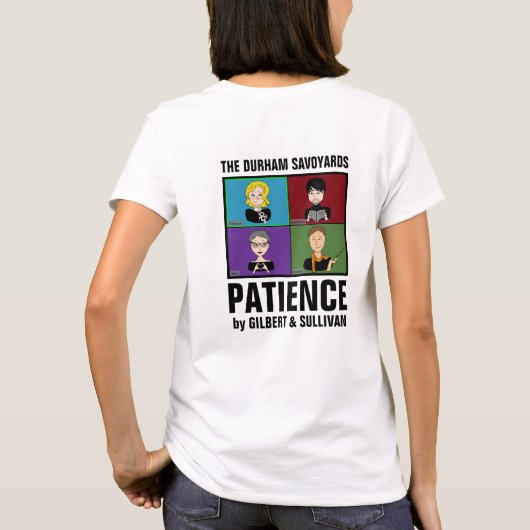 Patience 2021 T - Shirt (umgekehrt) (Rückseite)