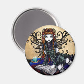 Patience Gothic Reading Fairy Magnet (Vorderseite/Rückseite)