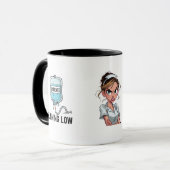 Patience Is Running Low-Nurse Edition Tasse (Vorderseite Links)