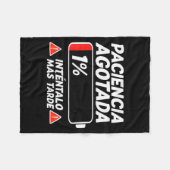 Patience Mom Dad Couple Birthday Pajamas Sold Out  Fleecedecke (Vorderseite (Horizontal))