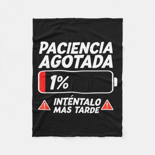 Patience Mom Dad Couple Birthday Pajamas Sold Out Fleecedecke (Vorderseite)