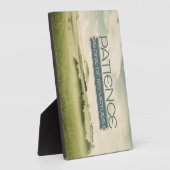 Patience Virtue Custom Foto Plaque Fotoplatte (Seite)