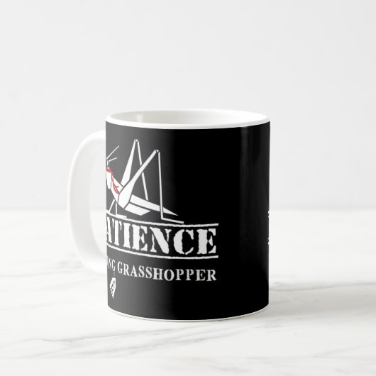 Patience Young Grasshopper! Kaffeetasse (Vorderseite Links)