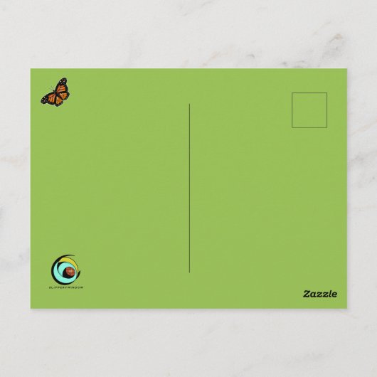 PATIENSCHALTFLEUNDLICHKEIT DURCH SEIFENSCHALTFLÄCH POSTKARTE (Rückseite)