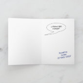 Patient #177/Rechtsanwalt erhalten gut Karte (Innenseite)