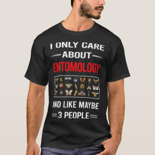 Patient 3 Personen Entomologie Entomologe Insekten T-Shirt