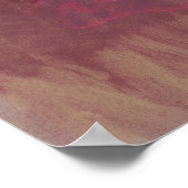 Patient Deutscher Schäferhund von Marino Lenci Poster (Ecke)