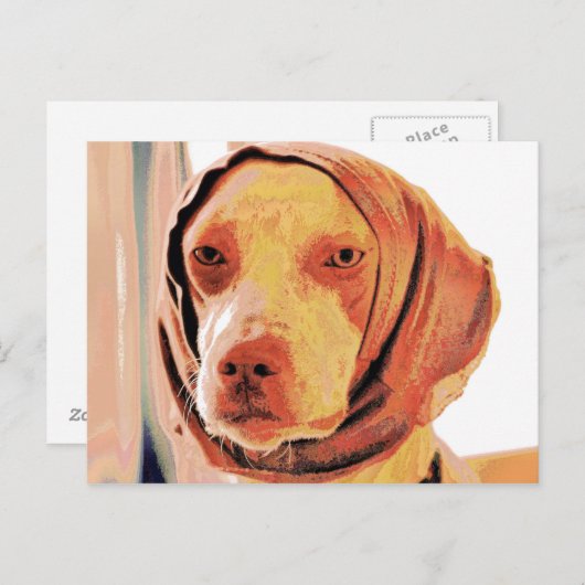 Patient Dog Postkarte (Vorne/Hinten)