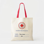 Patient gehört verrückten Asyltrick oder Behandlun Tragetasche (Vorne)