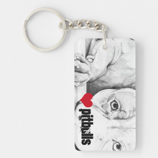 Patient Gewartet (Herzklopfen) Schlüsselanhänger (Vorderseite)