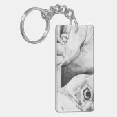 Patient Gewartet (Herzklopfen) Schlüsselanhänger (Vorderseite links)