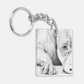 Patient Gewartet (Herzklopfen) Schlüsselanhänger (Vorderseite links)