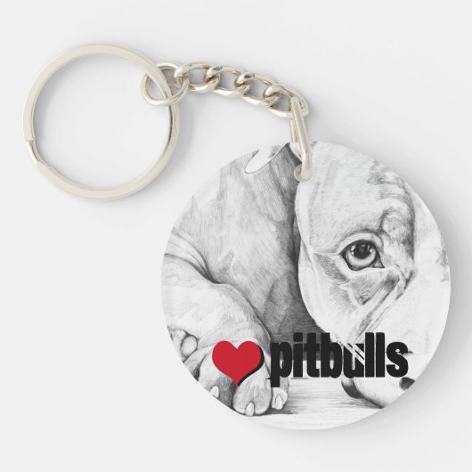 Patient Gewartet (Herzklopfen) Schlüsselanhänger (Vorderseite)