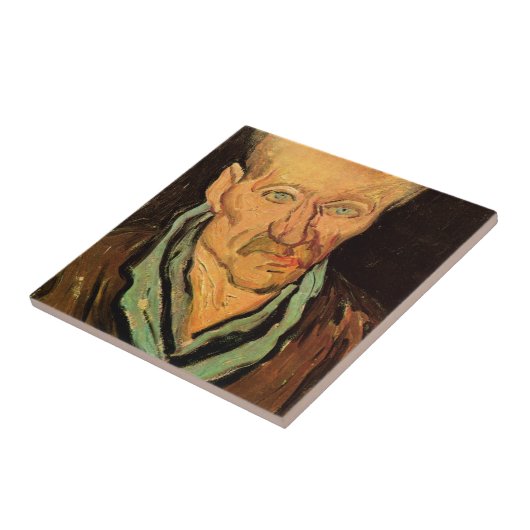 Patient im Saint-Paul Hospital von Vincent van Gog Fliese (Seite)