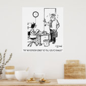 Patient ist nicht ausgestorben poster (Küche)