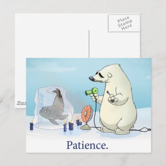 "Patient" Postkarte (Vorne/Hinten)