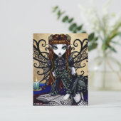 Patient Reading Mairy Tale Gothic Fairy Postkarte (Stehend Vorderseite)