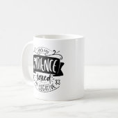 Patient testete Funny Sarcastic Quote Tasse (Vorderseite Links)
