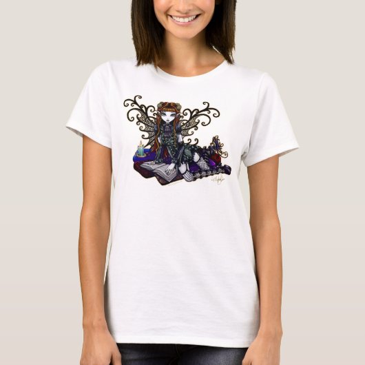 Patient Viktorianische Spitzen-Fee T-Shirt (Vorderseite)