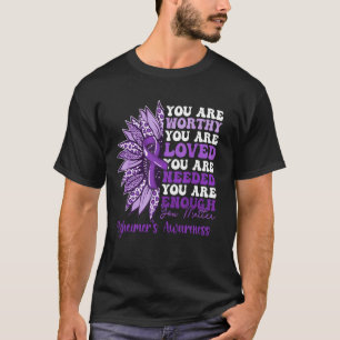 Patienten-Demenz-Alzheimer- und Gehirnbewusstsein T-Shirt
