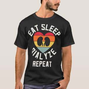 Patienten mit Retro-Dialyse Niere Tech Nephrolo T-Shirt
