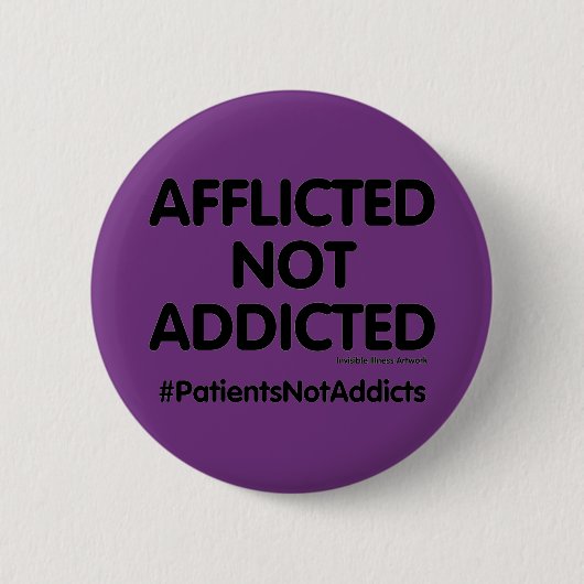 Patienten nicht Erwachsene Button (Vorderseite)
