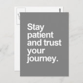 Patientenangebot bleibe postkarte (Vorne/Hinten)