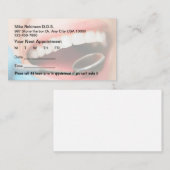 Patientenpass für Zahnarztpraxis Terminkarte (Vorne/Hinten)