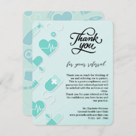 Patientenreferenz Dankeskarte