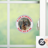 Patientensicherheit Warnhinweis Benutzerdefinierte Fensteraufkleber (Zuhause)