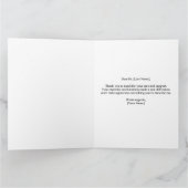 Patientenversorgung des Arztes Vielen Dank Karte (Innenseite)