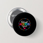 Patientenzugangsteam Gesundheitsdienstteam Patient Button (Vorne & Hinten)