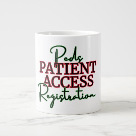 Patientenzugriff Jumbo-Tasse (Vorderseite)