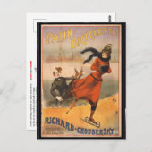 Patin - Bicyclette Postkarte (Vorne/Hinten)