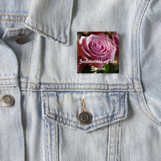 Patin des Bräutigam-Rosen-Knopfes Button (Beispiel)