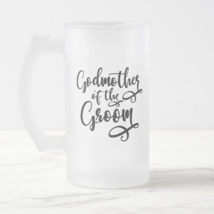 Patin des Bräutigams Mattglas Bierglas